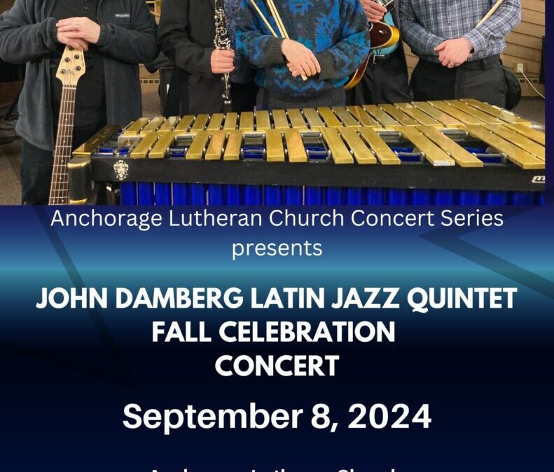 John Damberg Latin Jazz Quintet concert poster.